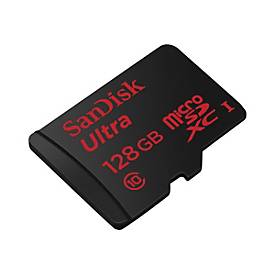 Image of SanDisk Ultra - Flash-Speicherkarte (microSDXC-an-SD-Adapter inbegriffen) - 128 GB - Class 10 - microSDXC UHS-I