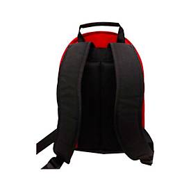 Sanitätsrucksack Parademic, für Defibrillator HeartStart HS1 o. FRED-PA-1, verstellbare Schultergurte, B 260 x T 14 x H 355 mm, Cordula, rot