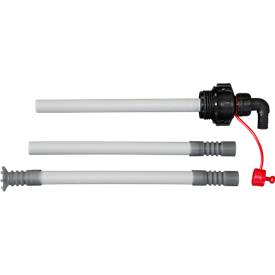 Saugrohr für CEMO Cematic-Pumpensysteme, 3-teilig, mit AF2-Kupplung & 2″-Einschraubgewinde BSP mit Ausgang DN19