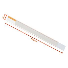 Scannerschiene Scanfix, selbstklebend, variabel zuschneidbar, L 1000 x B 57 mm, 25 Stück