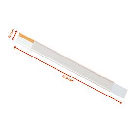 Scannerschiene Scanfix, selbstklebend, variabel zuschneidbar, L 1000 x B 62 mm, 25 Stück