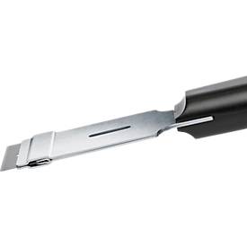 Schaber Martor Scrapex Argentax, ergonomisch, Schabbereich 36 mm, mit Kappe, L 165 x B 16,7 x H 45 mm, Stahl/Kunststoff, schwarz