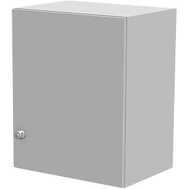 Schäfer Shop Genius Armoire à poser TETRIS WALL, 2 hauteurs de classeur, charnière de porte côté droit, l. 600 x P 440 x H 740 mm, gris clair