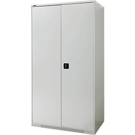 Schäfer Shop Genius armoire pour charges lourdes FS, tôle d'acier, L 1055 x P 620 x H 1950 mm, 5 OH, gris clair, jusqu'à 1000 kg