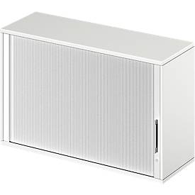 Schäfer Shop Genius Aufsatz-Querrolladenschrank TETRIS WOOD, 2 OH, B 1200, weiß