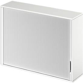 Schäfer Shop Genius Aufsatz-Querrolladenschrank TETRIS WOOD, 3 OH, B 1600, weiß