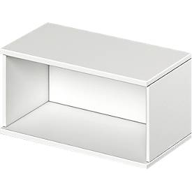 Schäfer Shop Genius Aufsatzregal TETRIS WOOD, 1 OH, B 800, weiß