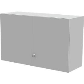 Schäfer Shop Genius Aufsatzschrank TETRIS WALL, 2 Ordnerhöhen, Türanschlag rechts, B 1200 x T 440 x H 740 mm,