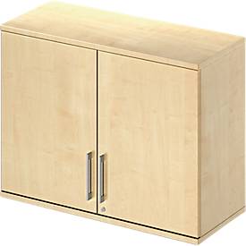 Schäfer Shop Genius Aufsatzschrank TETRIS WOOD, 2 OH, B 1000 mm, abschließbar, Ahorn-Dekor