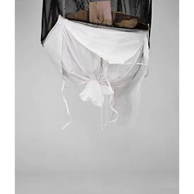 Schäfer Shop Genius Big Bag GENIUS, bis 1250 kg, Sternboden, B-Lock-Verschluss, 4 Hebeschlaufen, B 1000 x T 1000 x H 1300 mm, Polypropylen, schwarz