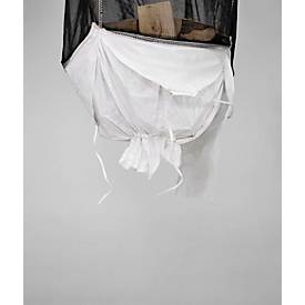 Schäfer Shop Genius Big Bag GENIUS, bis 1250 kg, Sternboden, B-Lock-Verschluss, 4 Hebeschlaufen, B 1000 x T 1000 x H 1300 mm, Polypropylen, schwarz