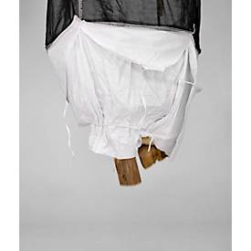 Schäfer Shop Genius Big Bag GENIUS, bis 1250 kg, Sternboden, B-Lock-Verschluss, 4 Hebeschlaufen, B 1000 x T 1000 x H 1300 mm, Polypropylen, schwarz