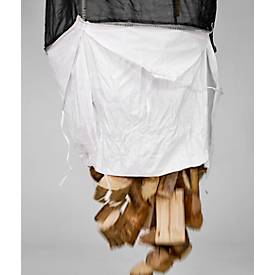 Schäfer Shop Genius Big Bag GENIUS, bis 1250 kg, Sternboden, B-Lock-Verschluss, 4 Hebeschlaufen, B 1000 x T 1000 x H 1300 mm, Polypropylen, schwarz