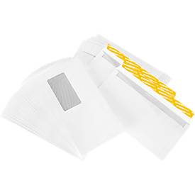 Schäfer Shop Genius Briefumschläge, DIN lang, mit Fenster, haftklebend, 250 Stück
