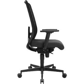 Schäfer Shop Genius Bürostuhl SSI Lady Proline, mit Armlehnen, 3D-Punktsynchronmechanik, Wellnesssitz, 3D-Netz-Rückenlehne, schwarz