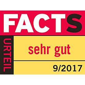 Schäfer Shop Genius Bürostuhl SSI PROLINE PREMIUM S2, teilautomatische Synchronmechanik, mit Armlehnen, Netz-Rückenlehne, schwarz/alusilber