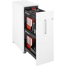 Schäfer Shop Genius Caisson haut, l. 435 x P 800 x H 1296 mm, blanc/blanc 