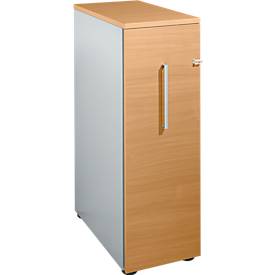 Schäfer Shop Genius Caisson haut, l. 435 x P 800 x H 1296 mm, coloris hêtre/alu blanc 