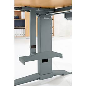 Schäfer Shop Genius CPU-Halter für Schreibtisch e ERGOSTYLE, breiten- & höhenverstellb., Stahl pulverbeschichtet, anthrazit