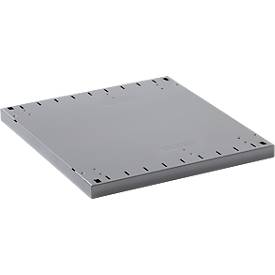 Schäfer Shop Genius Fachboden FS, für FS Schränke, Stahl verzinkt, B 484 x T 486 x H 30 mm, bis 50 kg