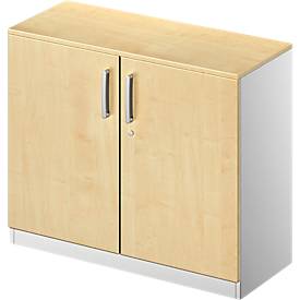 Schäfer Shop Genius Flügeltürenschrank TETRIS SOLID, 2 OH, B 1000 mm, abschließbar, mit Abdeckplatte