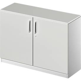 Schäfer Shop Genius Flügeltürenschrank TETRIS SOLID, 2 OH, B 1200 mm, abschließbar, mit Abdeckplatte