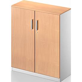 Schäfer Shop Genius Flügeltürenschrank TETRIS SOLID, 3 OH, B 1000 mm, abschließbar, mit Abdeckplatte