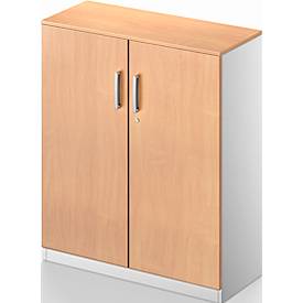 Schäfer Shop Genius Flügeltürenschrank TETRIS SOLID, 3 OH, B 1000  mm, abschließbar, mit Abdeckplatte