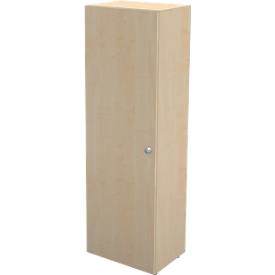 Schäfer Shop Genius Flügeltürenschrank TETRIS WALL, 5 Ordnerhöhen, Türanschlag links, B 600 x T 440 x H 1880 mm, Ahorn-Dekor
