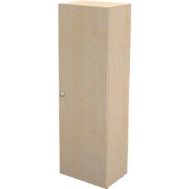 Schäfer Shop Genius Flügeltürenschrank TETRIS WALL, 5 Ordnerhöhen, Türanschlag rechts, B 600 x T 440 x H 1880 mm, Ahorn-Dekor
