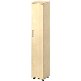 Schäfer Shop Genius Flügeltürenschrank TETRIS WOOD, 6 OH, B 400 x T 421 x H 2270 mm, Höhe inkl. Gleiter, Tür rechts, Ahorn-Dekor