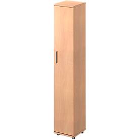 Schäfer Shop Genius Flügeltürenschrank TETRIS WOOD, 6 OH, B 400 x T 421 x H 2270 mm, Höhe inkl. Gleiter, Tür rechts, Buche-Dekor