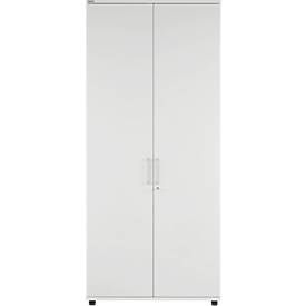 Schäfer Shop Genius Flügeltürenschrank TETRIS WOOD, 6 OH, Höhe inkl. Gleiter, B 1000 mm, weiß 