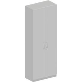 Schäfer Shop Genius Garderobenschrank TETRIS SOLID, 5 OH, 1 Fachboden, Kleiderstange, abschließbar, B 800 x T 412 x H 21