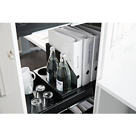 Schäfer Shop Genius Hochcontainer, B 435 x T 800 x H 1296 mm, weiß/weiß