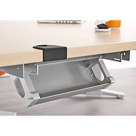 Schäfer Shop Genius Kabelkanal PLANOVA ERGOSTYLE, 718 mm, für 1200er Tisch, weißalu