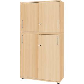 Schäfer Shop Genius Schäfer Shop  Genius Kastcombinatie TETRIS WOOD, met 5 ordnerhoogtes, ruimte voor 60 standaard ordners, afwerking esdoorn