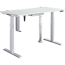 Schäfer Shop Genius Komplettangebot MODENA FLEX 5-tlg., Schreibtisch elektr. höhenverstellbar, PC-Halterung