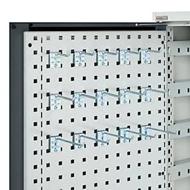 Schäfer Shop Genius Magazinschrank, mit Sichtlagerkästen SSI Schäfer Serie PROFI LF 110/211/221/321, B 1055 x T 520 x H 1950 mm, anthrazitgrau/lichtgrau