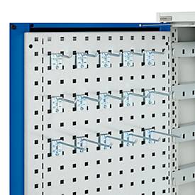 Schäfer Shop Genius Magazinschrank, mit Sichtlagerkästen SSI Schäfer Serie PROFI LF 110/211/221/321, B 1055 x T 520 x H 1950 mm, enzianblau/lichtgrau