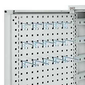 Schäfer Shop Genius Magazinschrank, mit Sichtlagerkästen SSI Schäfer Serie PROFI LF 110/211/221/321, B 1055 x T 520 x H 1950 mm, lichtgrau