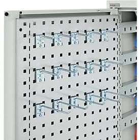 Schäfer Shop Genius Magazinschrank, mit Sichtlagerkästen SSI Schäfer Serie PROFI LF 110/211/221/321, B 1055 x T 520 x H 1950 mm, lichtgrau