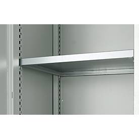 Schäfer Shop Genius Mehrzweckschrank FS, modular, abschließbar, mit Mittelwand, 4 Fachböden, B 1055 x T 520 x H 1950 mm, lichtgrau