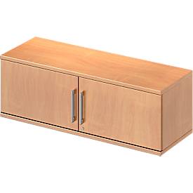Schäfer Shop Genius Opzetvleugeldeurkast TETRIS WOOD, 1 ordnerhoogte, B 1200 x H 400 mm, beukendecor