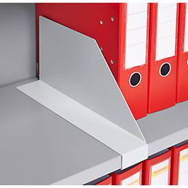 Schäfer Shop Genius Querteiler TETRIS SOLID, f. Fachböden von Flügeltürschränken, weißalu