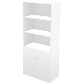 Schäfer Shop Genius Regal-Schrank-Kombination TETRIS WALL, 5 Ordnerhöhen, B 800 x T 440 x H 1880 mm, weiß