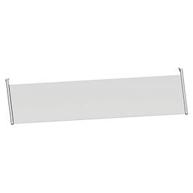 Schäfer Shop Genius Rückseitenblende, für Schreibtisch 135 Grad, H 466 mm, weißaluminium 