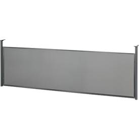 Schäfer Shop Genius Rückseitenblende, für Schreibtisch B 1600 mm, H 466 mm, anthrazit