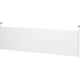 Schäfer Shop Genius Rückseitenblende, für Schreibtisch B 1800 mm, H 466 mm, weiß