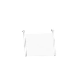 Schäfer Shop Genius Rückseitenblende, für Schreibtisch B 800 mm, H 466 mm, weiß